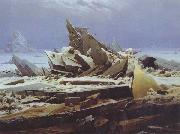 Caspar David Friedrich The Polar Sea (mk45) oil on canvas